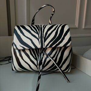 Mansur Gavriel Lady Bag in Zebra Print